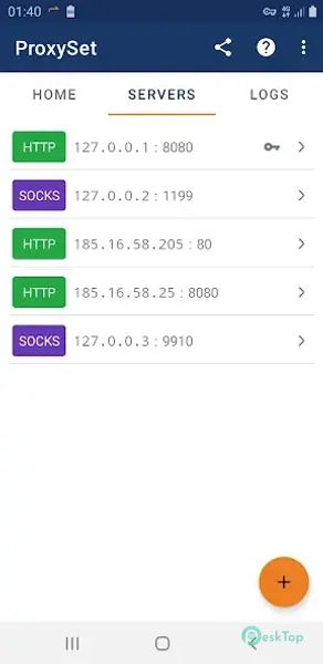 ProxySet - HTTP Socks Proxy 1.2 APK MOD Полная бесплатная загрузка