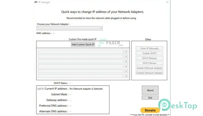 Wagnardsoft IP Changer 1.3.5.0 Tam Sürüm Aktif Edilmiş Ücretsiz İndir