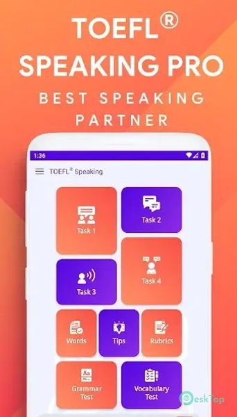 Speaking: TOEFL Speaking 4.1 build 26 APK MOD Tam Ücretsiz İndir