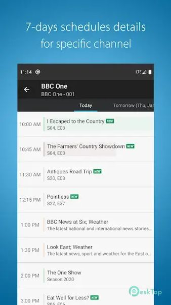 UK TV Listings 4.3.4 APK MOD تحميل مجاني كامل