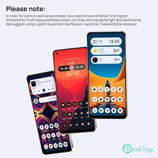 Lena Adaptive: Icon Pack 2.0.1 APK MOD Полная бесплатная загрузка
