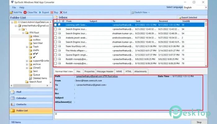 Download SysTools Windows Mail App Converter 4.0 Free Full Activated