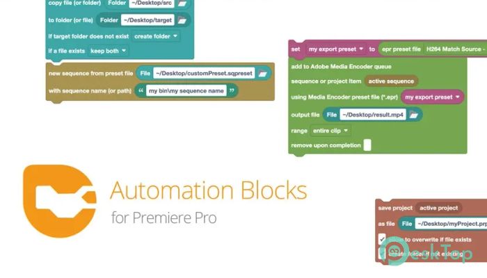 Aescripts Automation Blocks for Premiere Pro
