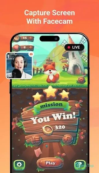 Screen Recorder, Game Recorder 1.0.9 APK MOD تحميل مجاني كامل