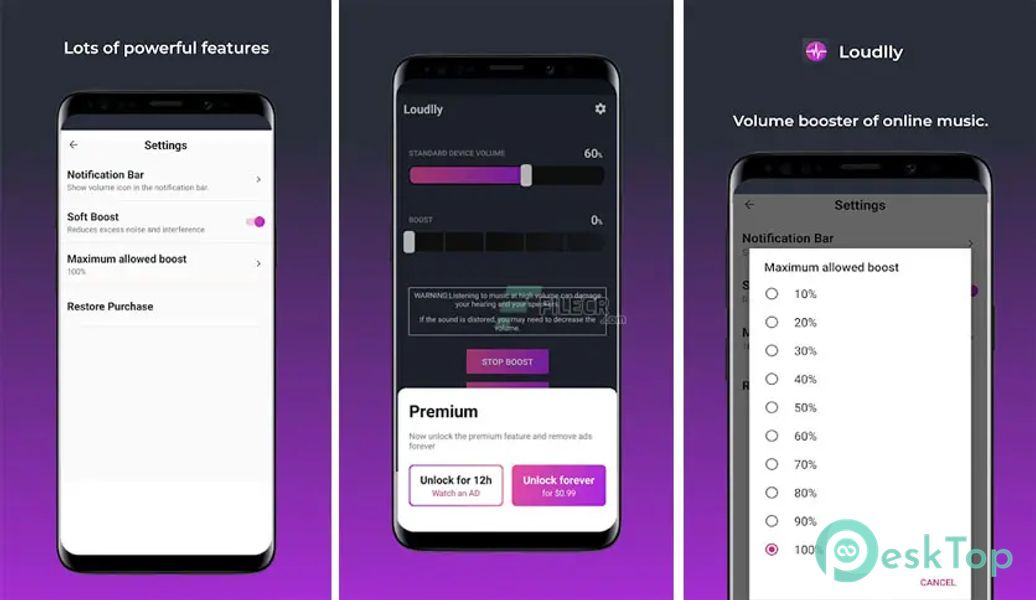 Loud Volume Booster Upto 200% 7.4.2 APK MOD Полная бесплатная загрузка