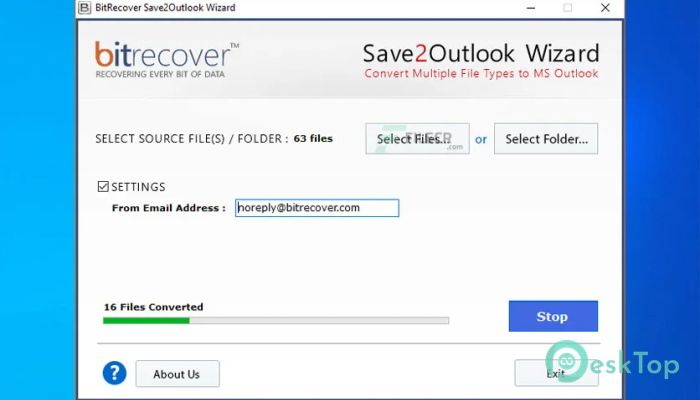 下载 BitRecover Save2Outlook Wizard 4.2 免费完整激活版