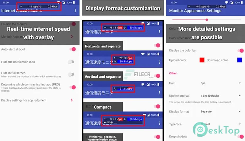 Internet Speed Monitor v0.9.7.7 APK MOD تحميل مجاني كامل