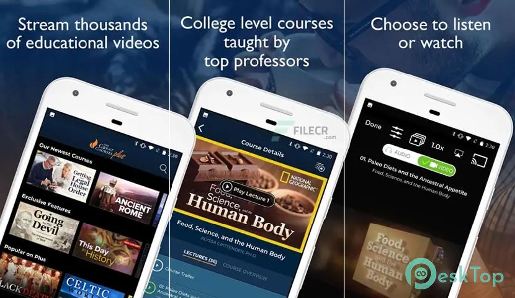 The Great Courses 8.0.5 APK MOD Unlocked (Full) Free Download