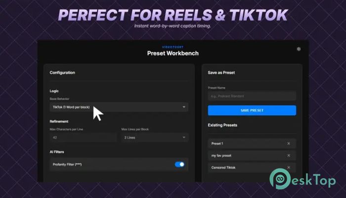 Descargar AI Video to SRT  1.1.4 Completo Activado Gratis