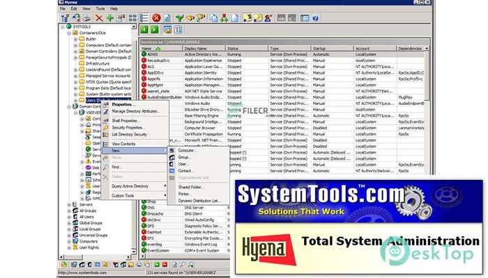  تحميل برنامج SystemTools Hyena 15.0.2 برابط مباشر