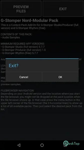 G-Stomper Nord-Modular Pack 3.4.1 APK MOD Полная бесплатная загрузка
