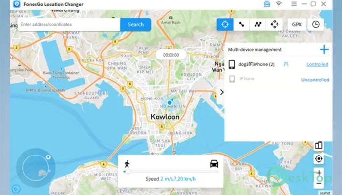 FonesGo Location Changer 8.3.2 Tam Sürüm Aktif Edilmiş Ücretsiz İndir