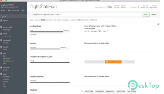 Скачать MongoDB Compass 1.45.1 бесплатно для Mac