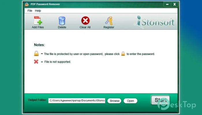 Descargar iStonsoft PDF Password Remover 2.1.34 Completo Activado Gratis