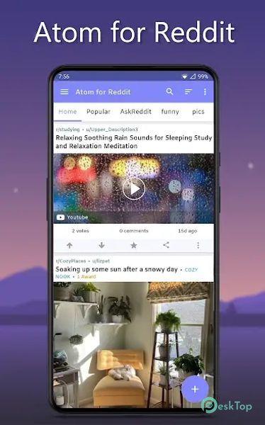 Atom for Reddit 2.0.6 APK MOD تحميل مجاني كامل