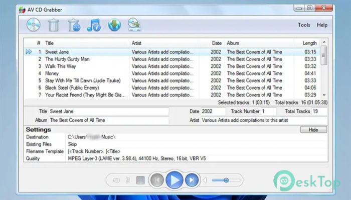 Download AVSOFT AV Audio CD Grabber 1.0 Free Full Activated