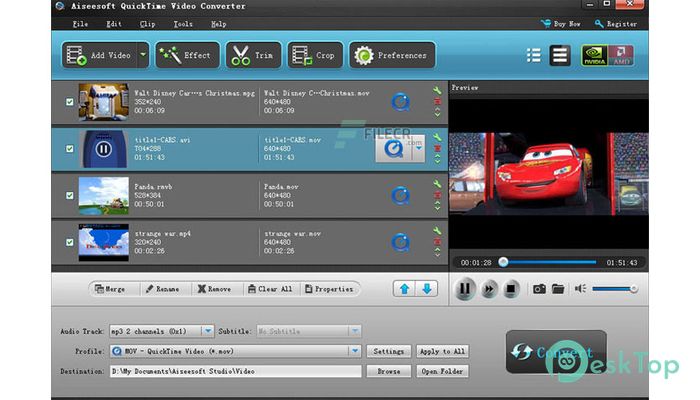  تحميل برنامج Aiseesoft QuickTime Video Converter 6.5.20 برابط مباشر