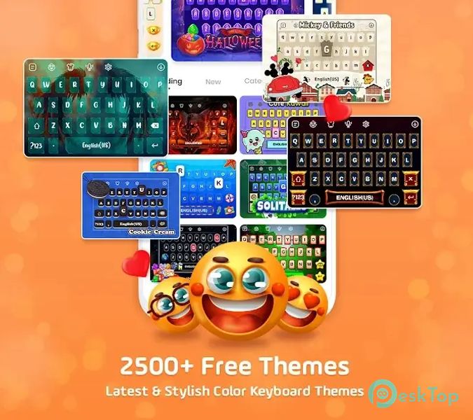 Emojikey: Emoji Keyboard Fonts 1.44 APK MOD Unlocked (Full) Free Download