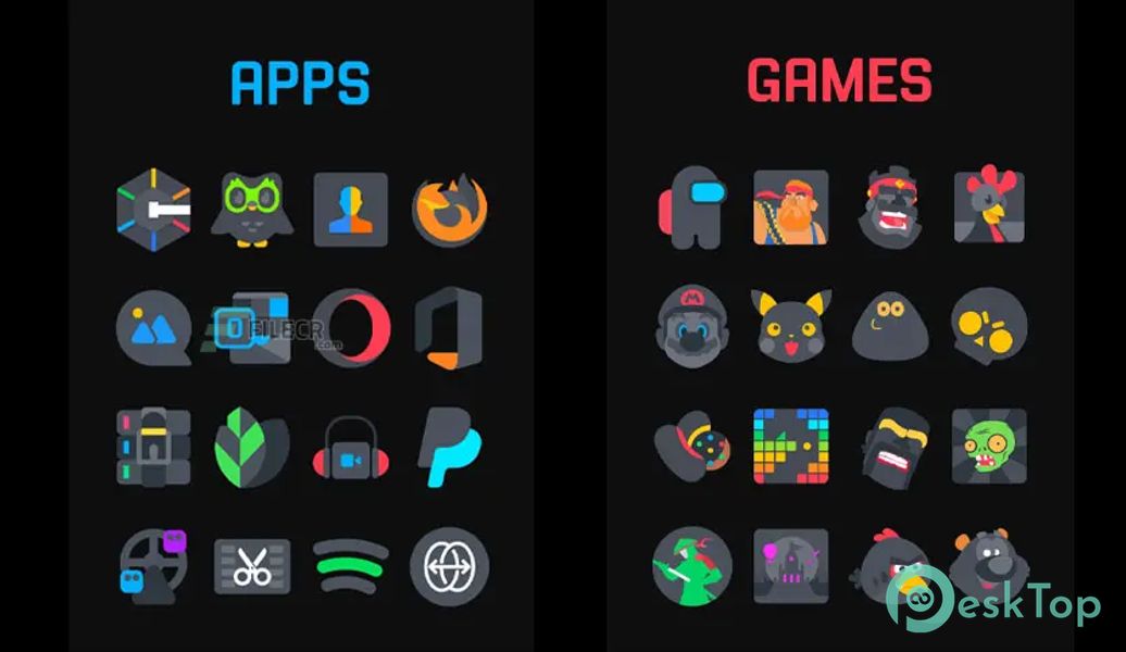 Asphalt - Dark Icon Pack 66 APK MOD フル無料ダウンロード
