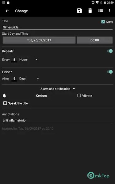 Alarm and pill reminder 1.34.3 APK MOD 完整免费下载