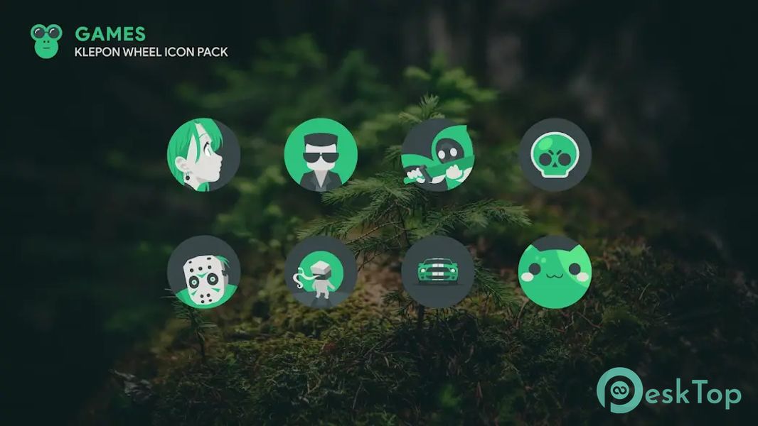 Télécharger Klepon Wheel: Dark Icon Pack 15.9 APK MOD Gratuitement et Complet