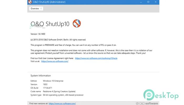 Download O&O ShutUp10++ 1.9.1435.396 Free Full Activated