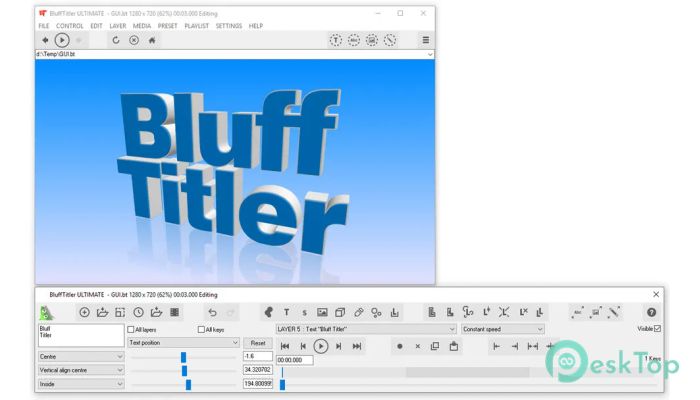 BluffTitler  17.0.0.4 完全アクティベート版を無料でダウンロード