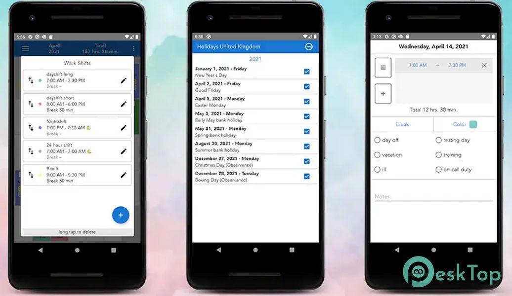 Megashift - Shift Calendar 3.0.9 build 142 APK MOD Tam Ücretsiz İndir