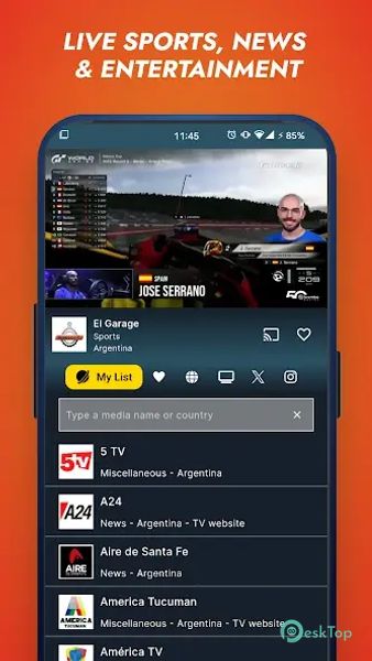 Orbitv: Live TV, IPTV Player 6.0.8 APK MOD 完整免费下载