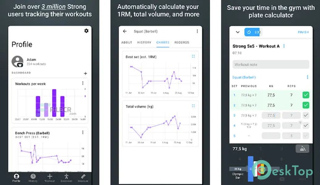 Strong - Workout Tracker Gym Log
