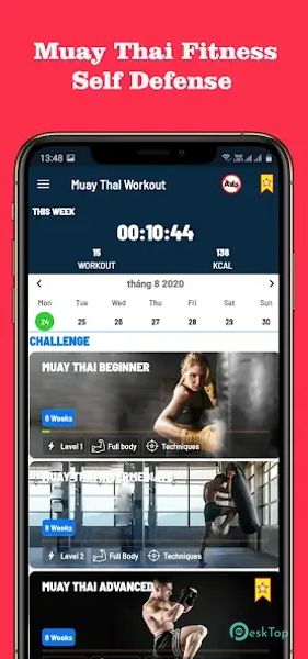 Muay Thai Fitness & Workout 2.1.10 APK MOD تحميل مجاني كامل
