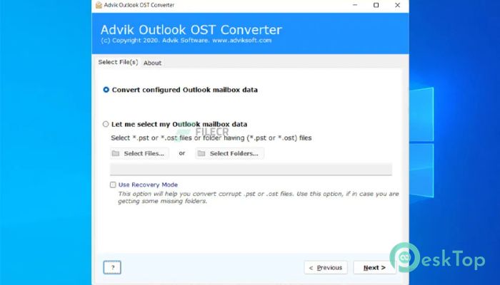  تحميل برنامج Advik Outlook OST Converter  7.2 برابط مباشر