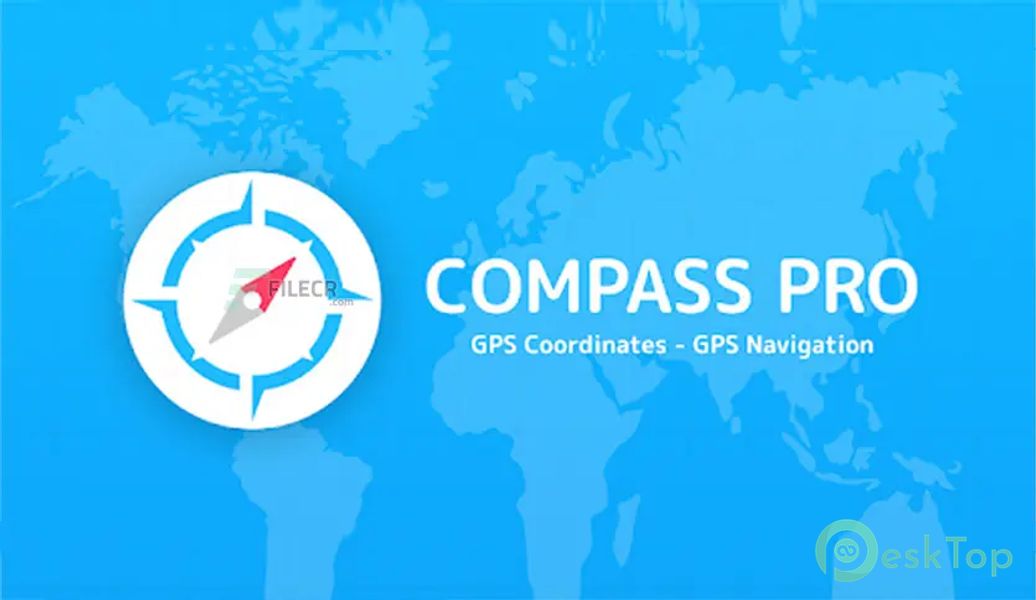 Télécharger Compass Pro: GPS Coordinates – GPS Navigation v1.0.0 APK MOD Gratuitement et Complet