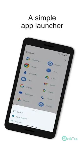 Be Nice - A Tiny App Launcher 1.1.4 APK MOD Полная бесплатная загрузка