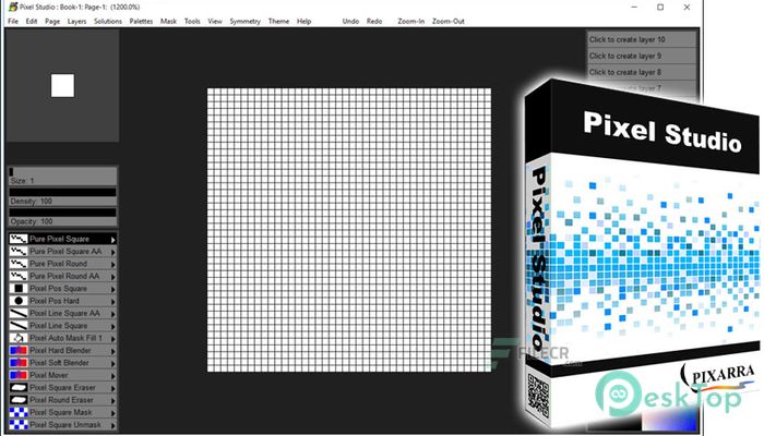 Pixarra Pixel Studio 5.06 完全アクティベート版を無料でダウンロード