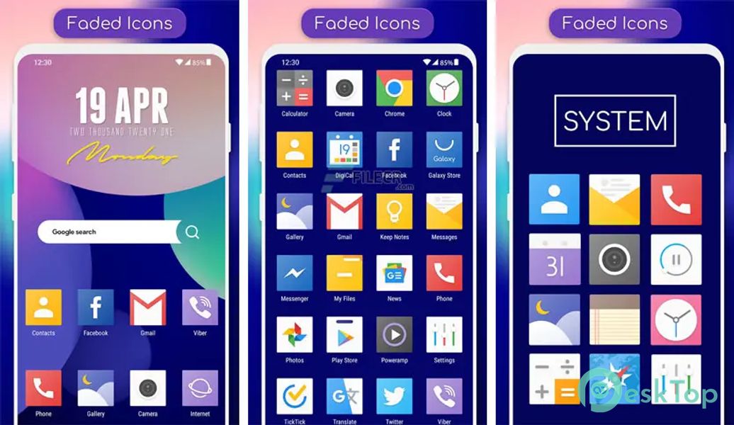Faded Icon Pack 6.0.0 APK MOD フル無料ダウンロード