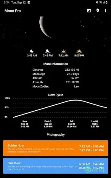 My Moon Phase Pro 5.4.1 APK MOD Полная бесплатная загрузка