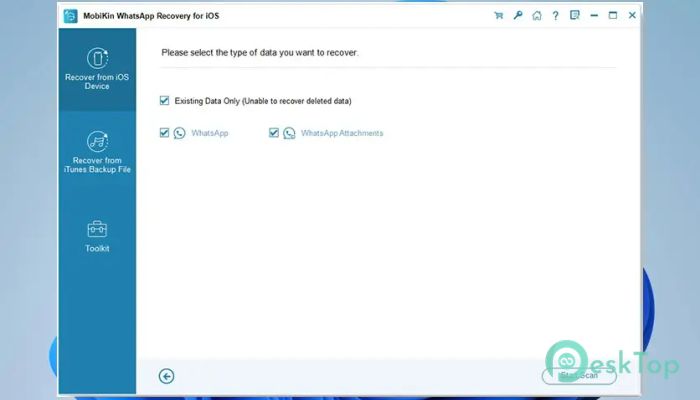 تحميل برنامج MobiKin WhatsApp Recovery for iOS 2.0.12 برابط مباشر