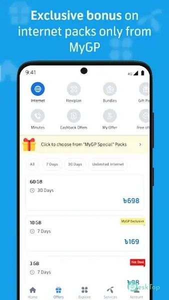 MyGP - Offer, Recharge, Sports