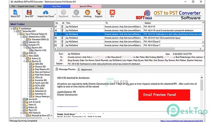 Download ESoftTools OST to PST Converter 8.0 Free Full Activated