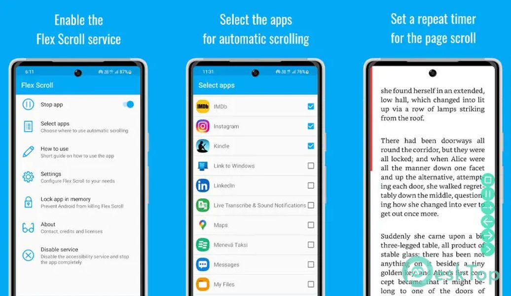 Flex - Multi-Speed Auto Scroll