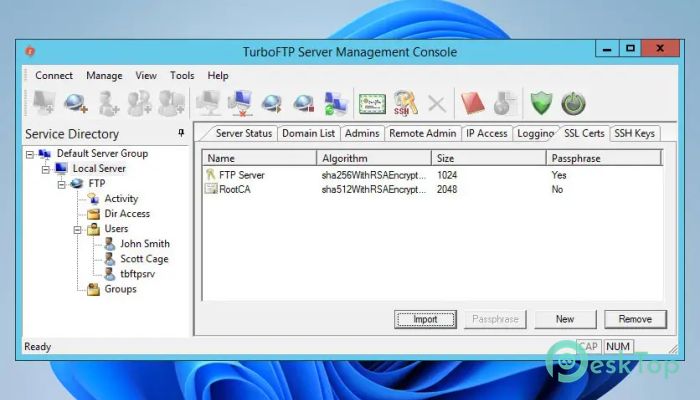 TurboFTP Server  4.42.2837 Tam Sürüm Aktif Edilmiş Ücretsiz İndir