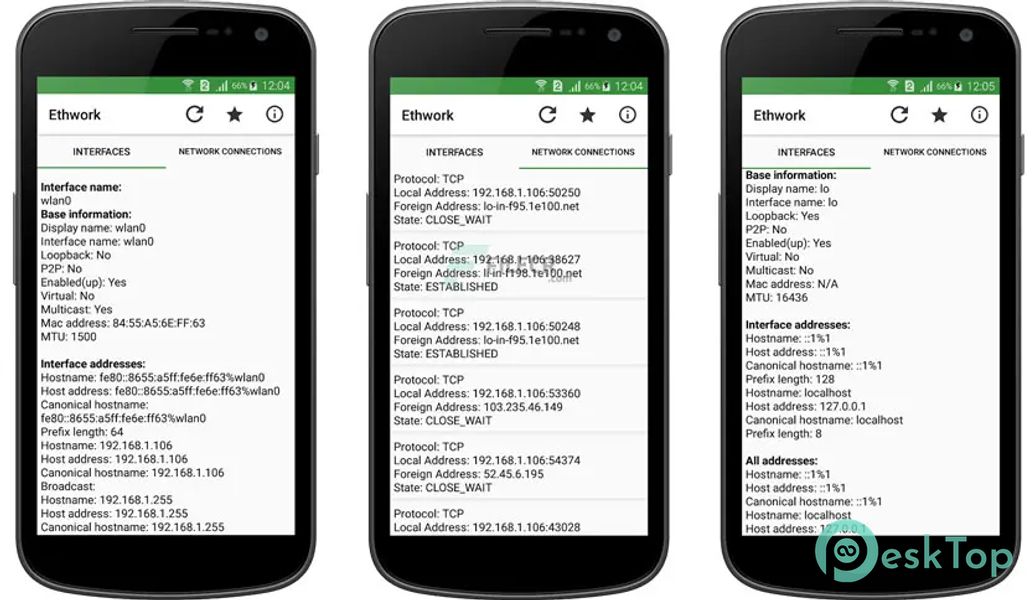 Ethwork: Netstat GUI 5.2.9 APK MOD フル無料ダウンロード