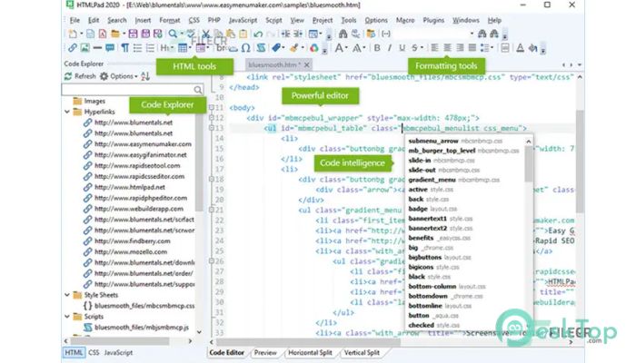 تحميل برنامج Blumentals HTMLPad 2025  v18.2.0.265 برابط مباشر