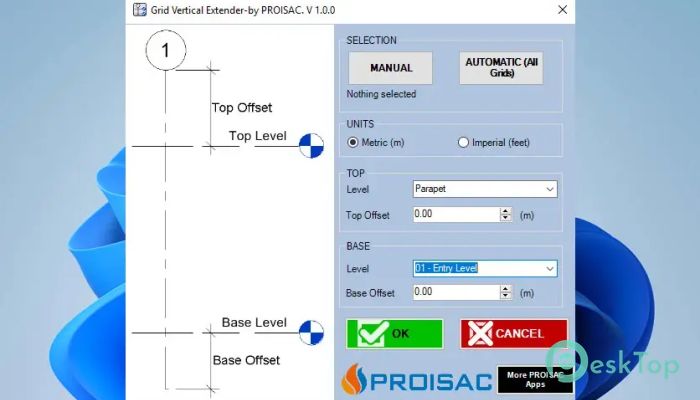 Download PROISAC-BIM-VDC Grid Vertical Extender 4.0.0 Free Full Activated