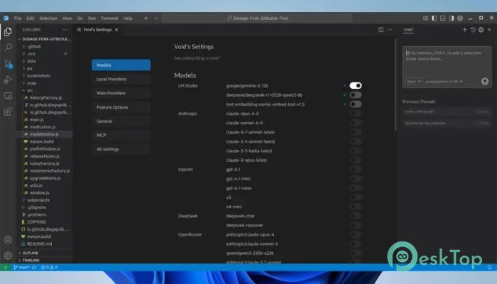Télécharger Void - AI code editor 1.99.30044 Gratuitement Activé Complètement