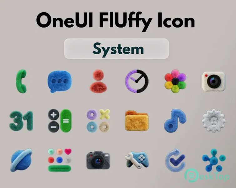 OneUI Fluffy Icons 2.0 APK MOD تحميل مجاني كامل