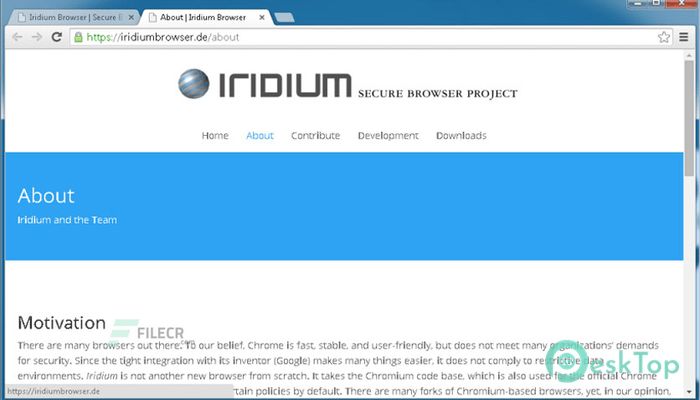  تحميل برنامج Iridium Browser 2022.04.100 برابط مباشر