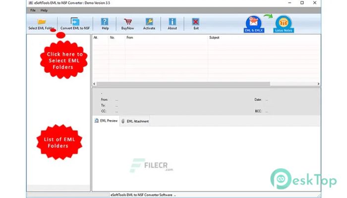 Download eSoftTools EML to NSF Converter 3.5 Free Full Activated