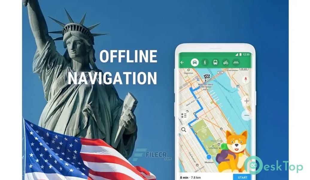 MAPS.ME - Offline maps GPS Nav 16.1.71793 APK MOD Полная бесплатная загрузка